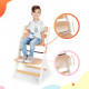 Стілець для годування Kinderkraft Enock White Wood з подушкою (5902533917242)