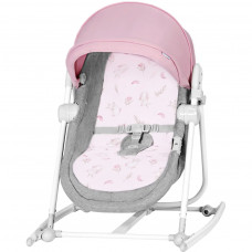 Крісло-гойдалка Kinderkraft 5 в 1 Nola Peony Rose (5902533917709)