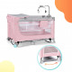 Ліжечко Kinderkraft манеж з пеленатором Leody Pink (5902533917945)