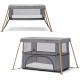 Ліжечко Kinderkraft манеж 2 в 1 Movi Grey Wooden (5902533918454)