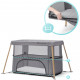 Ліжечко Kinderkraft манеж 2 в 1 Movi Grey Wooden (5902533918454)