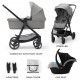 Коляска Kinderkraft 3 в 1 Newly Moonlight Grey (KSNEWL00GRY3000) (5902533921874)