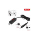 Кабель живлення USB to DC 5.5x2.5mm + 3.5x1.35mm 9V-12V 0.8m 18W Kingda (KD-USB-DC9/12)