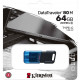 USB флеш накопичувач Kingston 64GB DataTraveler 80 M USB-C 3.2 Blue/Black (DT80M/64GB)