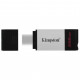 USB флеш накопичувач Kingston 256GB DataTraveler 80 USB 3.2/Type-C (DT80/256GB)