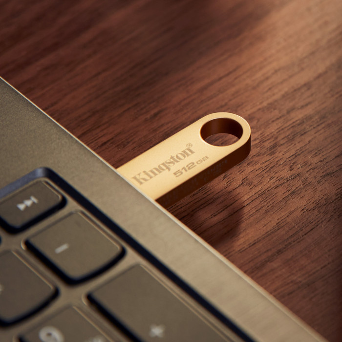 USB флеш накопичувач Kingston 512GB DataTraveler SE9 G3 Gold USB 3.2 (DTSE9G3/512GB)
