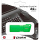 USB флеш накопичувач Kingston 64GB DataTraveler Exodia M Green USB 3.2 (KC-U2L64-7LG)
