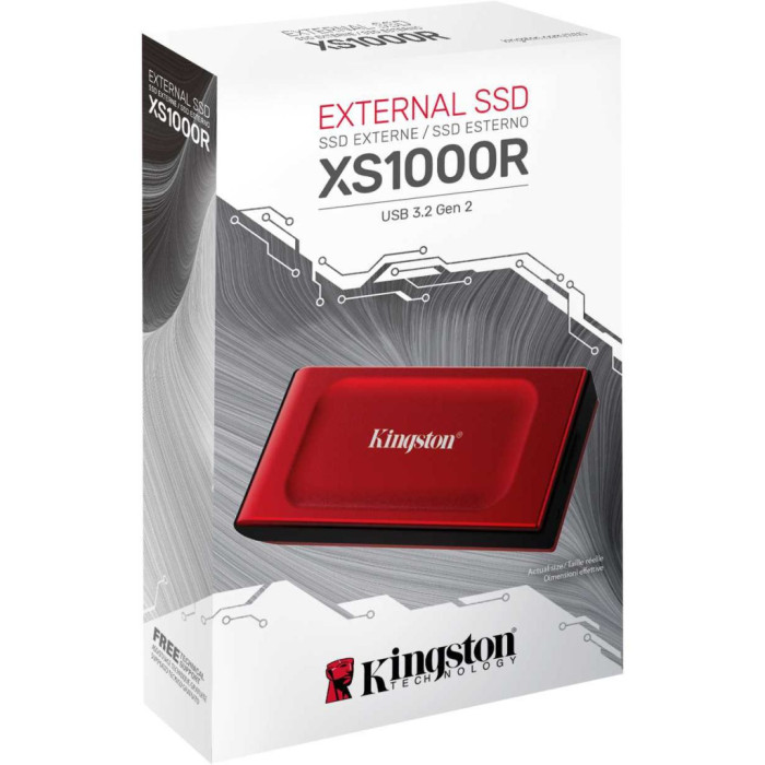 Накопичувач SSD USB Type-C 1TB Kingston (SXS1000R/1000G)