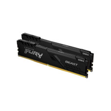 Модуль пам'яті для комп'ютера DDR4 32GB (2x16GB) 3200 MHz Beast Black Kingston Fury (ex.HyperX) (KF432C16BB1K2/32WP)