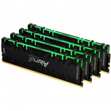 Модуль пам'яті для комп'ютера DDR4 32GB (4x8GB) 3200 MHz Renegade RGB Black Kingston Fury (ex.HyperX) (KF432C16RBAK4/32)