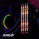 Модуль пам'яті для комп'ютера DDR4 32GB (4x8GB) 3200 MHz Renegade RGB Black Kingston Fury (ex.HyperX) (KF432C16RBAK4/32)