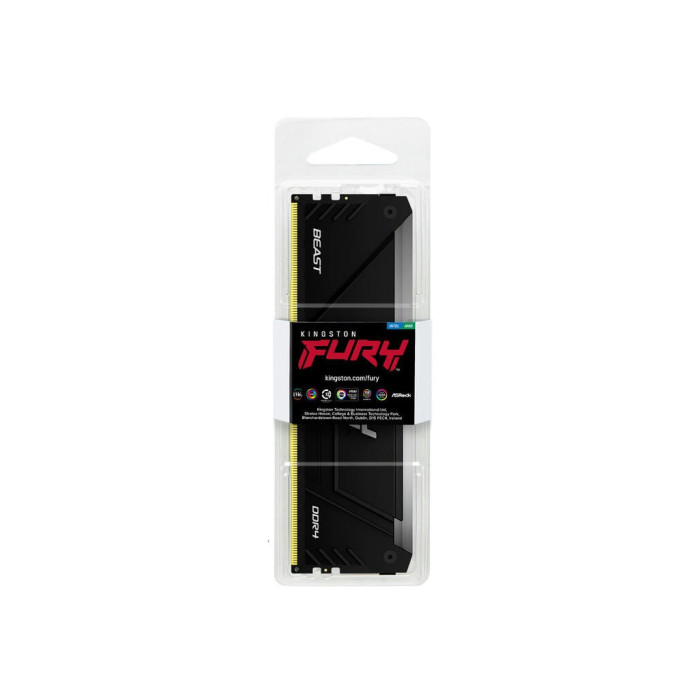 Модуль пам'яті для комп'ютера DDR4 32GB 3600 MHz Fury Beast RGB Kingston Fury (ex.HyperX) (KF436C18BB2A/32)