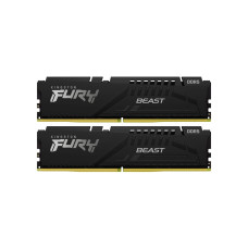 Модуль пам'яті для комп'ютера DDR5 128GB (2x64GB) 5600 MHz Beast Black Kingston Fury (ex.HyperX) (KF556C40BBK2-128)