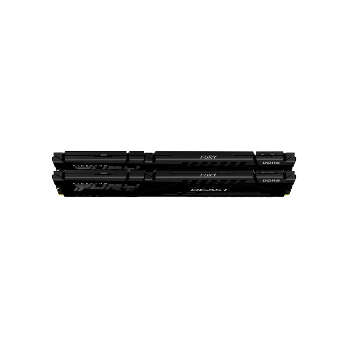 Модуль пам'яті для комп'ютера DDR5 128GB (2x64GB) 5600 MHz Beast Black Kingston Fury (ex.HyperX) (KF556C40BBK2-128)
