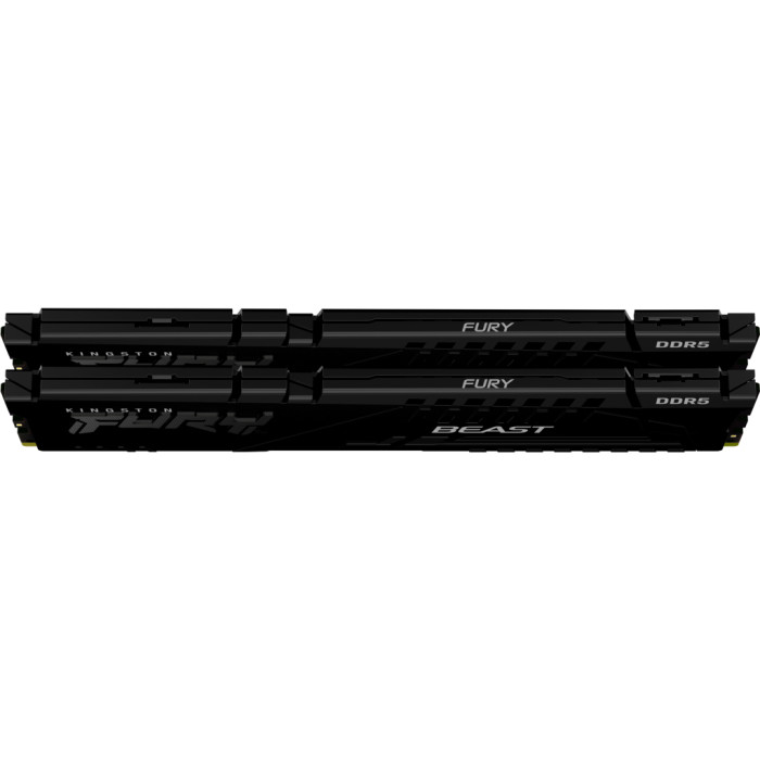 Модуль пам'яті для комп'ютера DDR5 64GB (2x32GB) 6000 MHz Beast Black EXPO Kingston Fury (ex.HyperX) (KF560C36BBEK2-64)