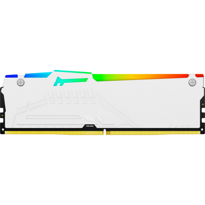 Модуль пам'яті для комп'ютера DDR5 16GB 6000 MHz Beast White RGB EXPO Kingston Fury (ex.HyperX) (KF560C36BWE2A-16)