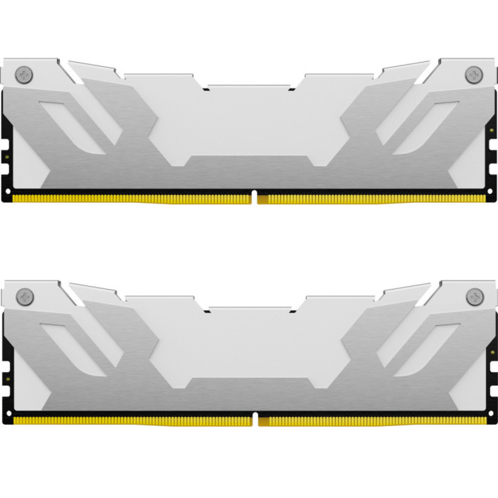 Модуль пам'яті для комп'ютера DDR5 32GB (2x16GB) 6400 MHz Renegade White XMP Kingston Fury (ex.HyperX) (KF564C32RWK2-32)