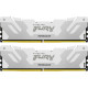 Модуль пам'яті для комп'ютера DDR5 64GB (2x32GB) 6400 MHz Renegade White XMP Kingston Fury (ex.HyperX) (KF564C32RWK2-64)