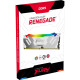 Модуль пам'яті для комп'ютера DDR5 32GB (2x16GB) 7600 MHz Renegade RGB White XMP Kingston Fury (ex.HyperX) (KF576C38RWAK2-32)
