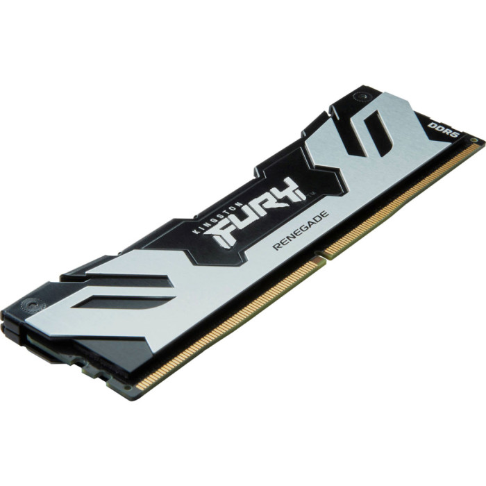 Модуль пам'яті для комп'ютера DDR5 48GB (2x24GB) 8000 MHz Renegade Black/Silver Kingston Fury (ex.HyperX) (KF580C38RSK2-48)