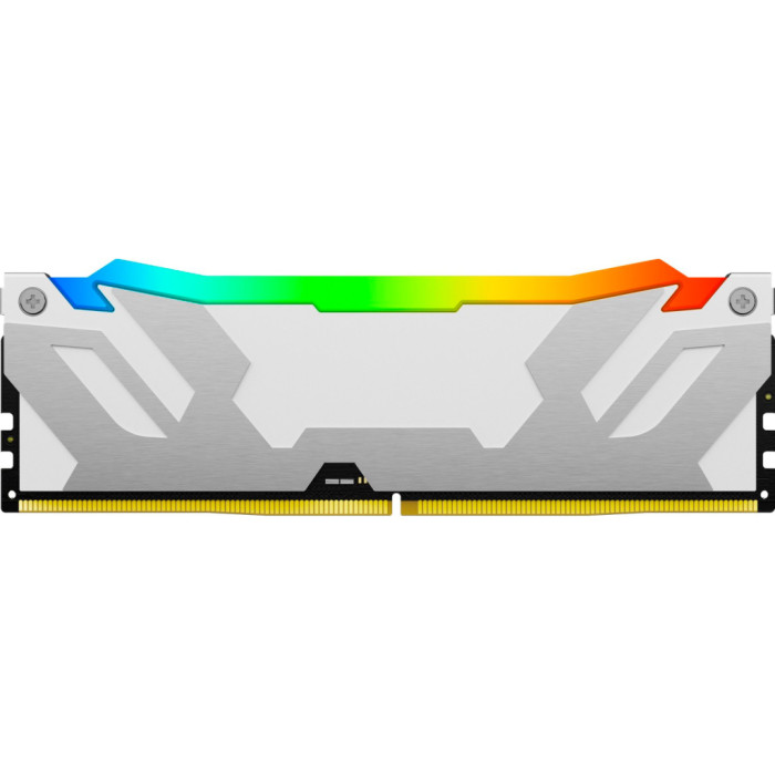 Модуль пам'яті для комп'ютера DDR5 48GB (2x24GB) 8000 MHz Renegade RGB White/Silver Kingston Fury (ex.HyperX) (KF580C38RWAK2-48)