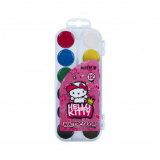 Фарби для малювання Kite Hello Kitty акварельні 12 кольорів (HK21-061)