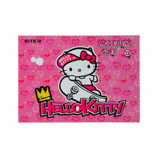 Пластилін Kite Hello Kitty восковий 12 кольорів, 240 г (HK22-1086)