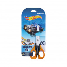 Ножиці Kite з гумовими вставками Hot Wheels, 13 см (HW21-016)