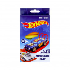 Пластилін Kite Hot Wheels Hot Wheels 12 кол. 200 г (HW21-086)