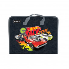 Папка - портфель Kite A4 на блискавці Hot Wheels, 1 відділення (HW22-202)