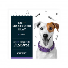 Пластилін Kite Dogs восковий 8 кольорів, 160 г (K22-082)