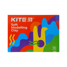Пластилін Kite Fantasy восковий 12 кольорів, 240 г (K22-1086-2)