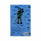 Книга записна Kite Хоробрий кіт, А6, 80 аркушів, клітинка (K22-199-6)