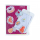 Блокнот Kite силіконова обкладинка, 80 арк., Pink cats (K22-462-1)