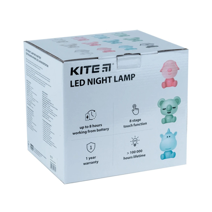 Нічник Kite Світильник LED з акумулятором Koala, білий (K24-491-2-1)