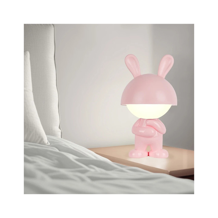 Нічник Kite Світильник LED з акумулятором Dreamy Bunny, рожевий (K25-315-1-2)