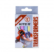 Крейда Kite кольорова Jumbo Transformers, 12 шт (TF21-075)