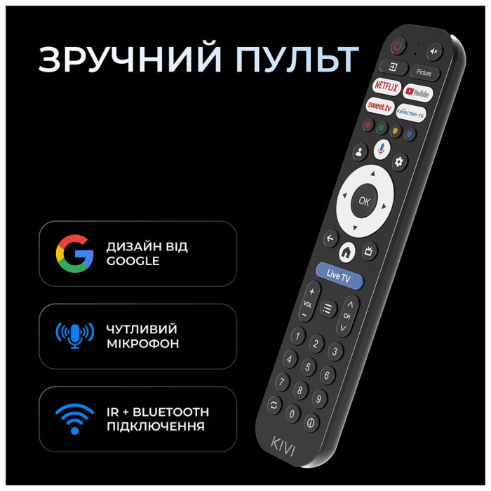 Телевізор Kivi 55U800KB