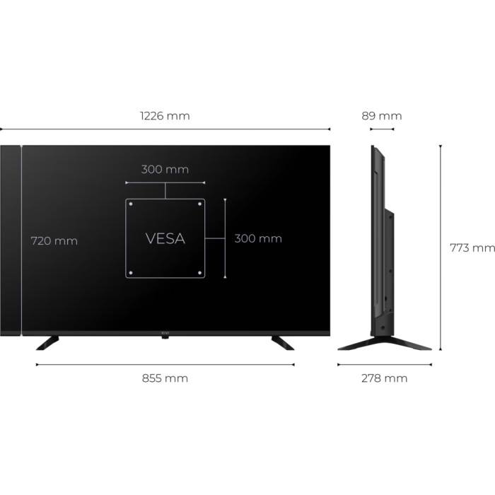 Телевізор Kivi 55U820KB
