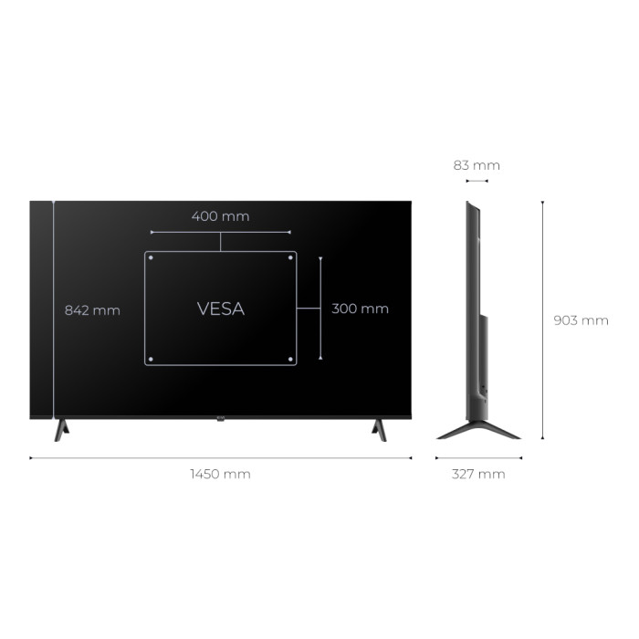 Телевізор Kivi 65U7000MB