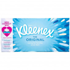 Серветки косметичні Kleenex Original 3 шари в коробці 70 шт. (5029053039978)