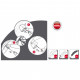 Парасоля Knirps A.050 Medium Manual 2Fly Blue (Kn95 7050 8517)