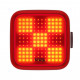 Задня велофара Knog Мигалка Blinder Grid COB Rear 100 Lumens (12284)