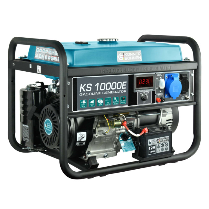 Генератор Konner&Sohnen KS 10000E, 230В, 8кВт, електростартер, 85.5кг (KS10000E)