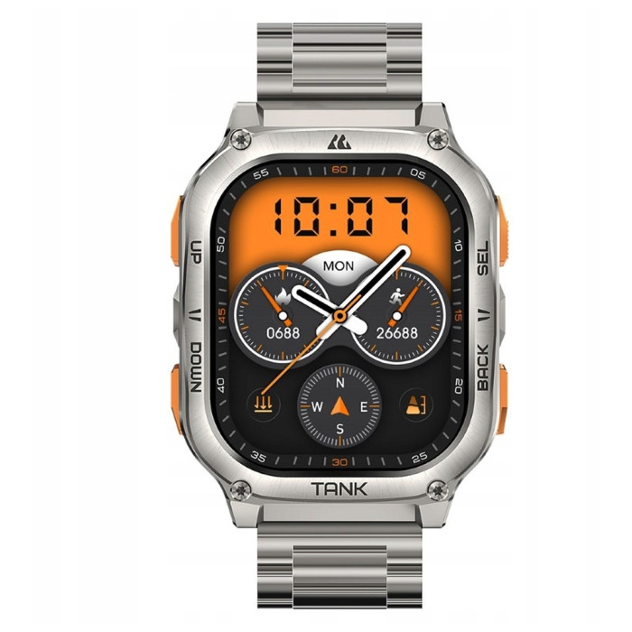 Смарт-годинник KOSPET Tank M3 ULTRA SE SILVER (6974958251071)