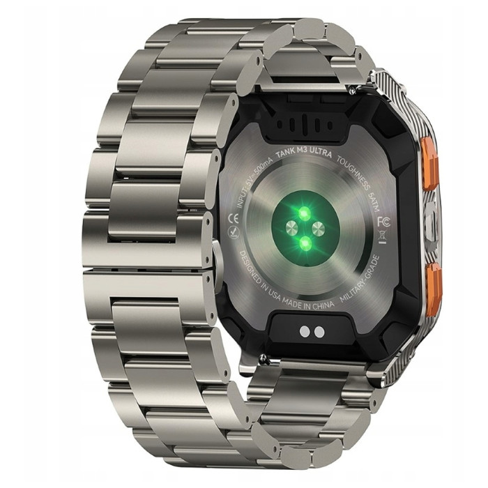 Смарт-годинник KOSPET Tank M3 ULTRA SE SILVER (6974958251071)