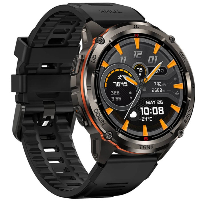 Смарт-годинник KOSPET Tank T3 ULTRA 2 BLACK (6974958251156)