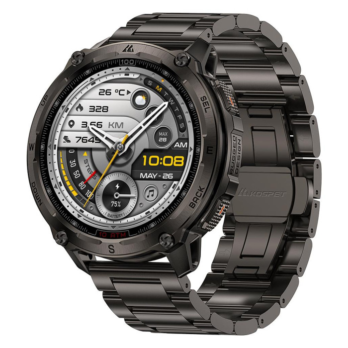Смарт-годинник KOSPET TANK T4SE BLACK (6978602500607)