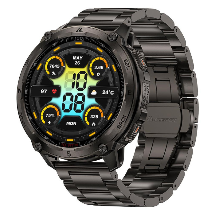 Смарт-годинник KOSPET TANK T4SE BLACK (6978602500607)