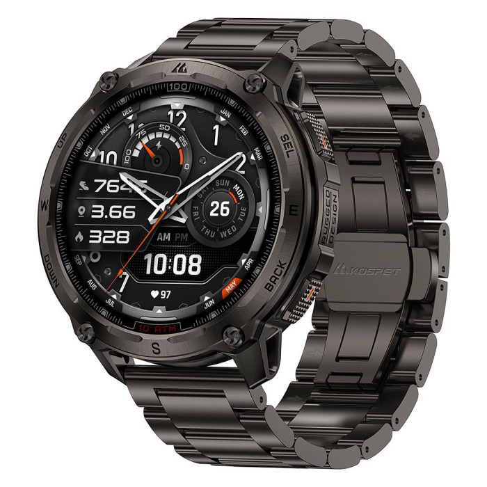 Смарт-годинник KOSPET TANK T4SE BLACK (6978602500607)